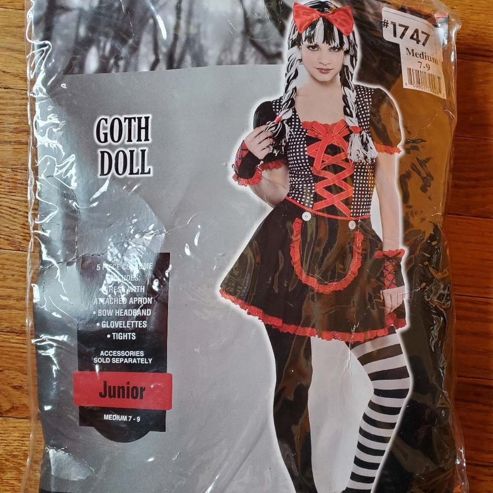 Gothic doll costume